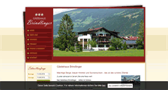 Desktop Screenshot of gaestehaus-brindlinger.at